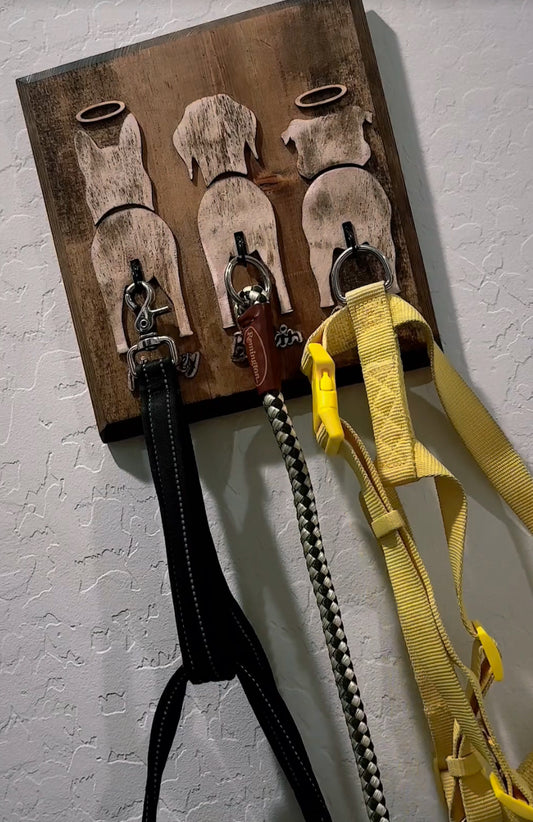 dog leash wall mount