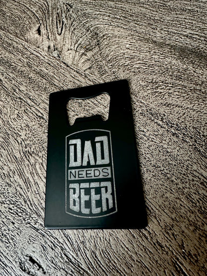 credit card bottle opener