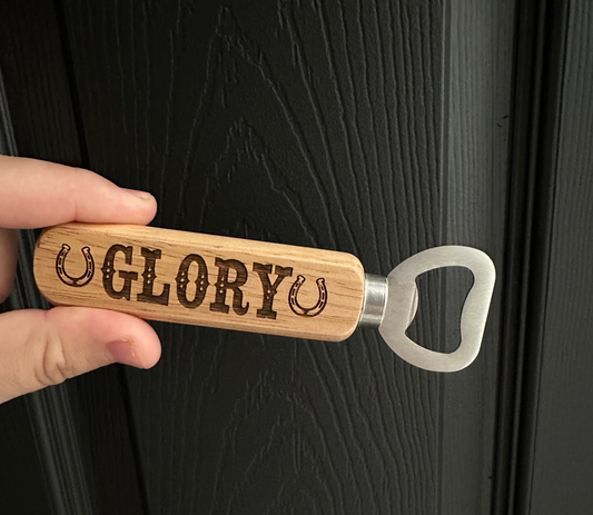 wooden bottle opener